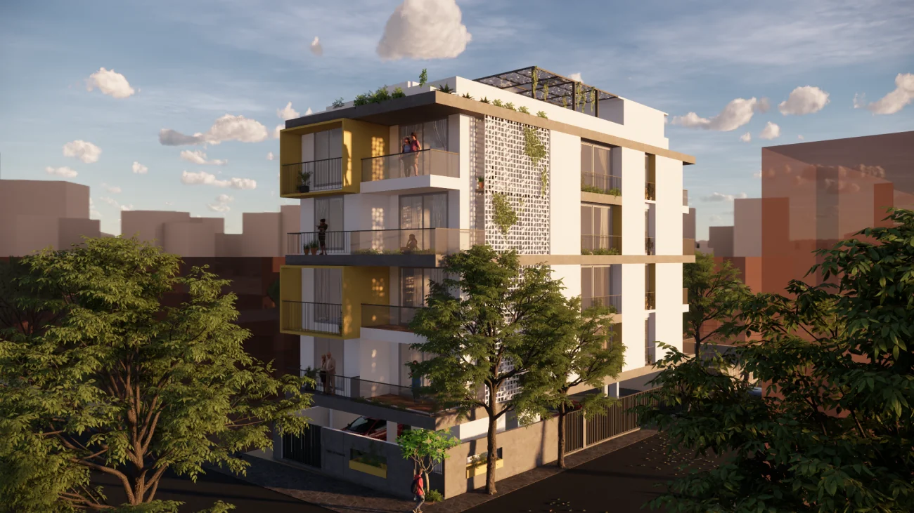 TechnoPrime Vasudha, a premium eco-friendly residential building in J.P. Nagar, Bangalore